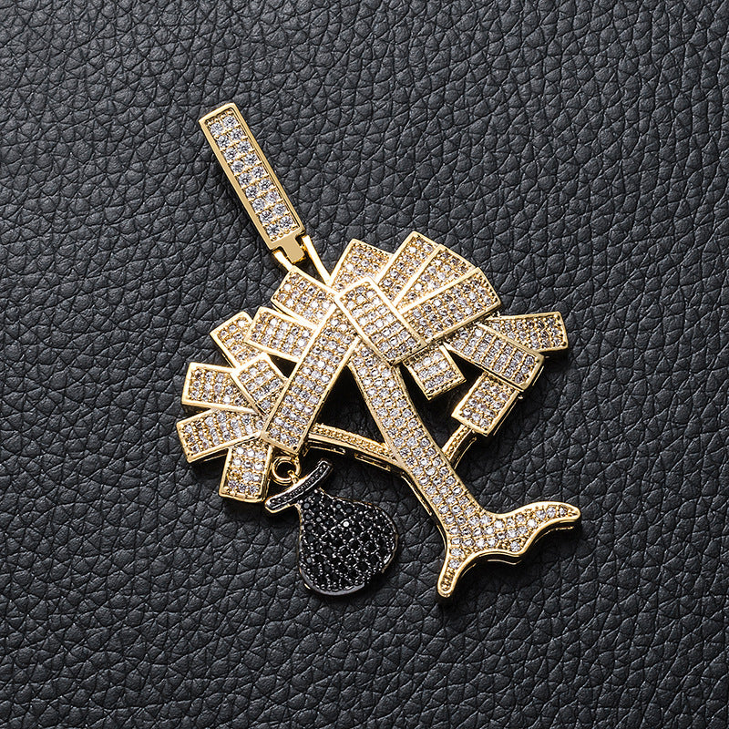 Money Tree Gold Plating Pendant Necklace