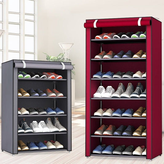 Extraordinary Double Zip Shoe Cabinet Storage