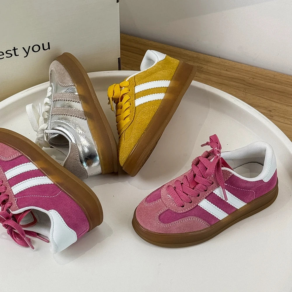 Boys Sport Shoes Kids Running Shoes Retro Classic Fashion Children Casual Sneakers Breathable Spring Autumn  New Kid Shoes
