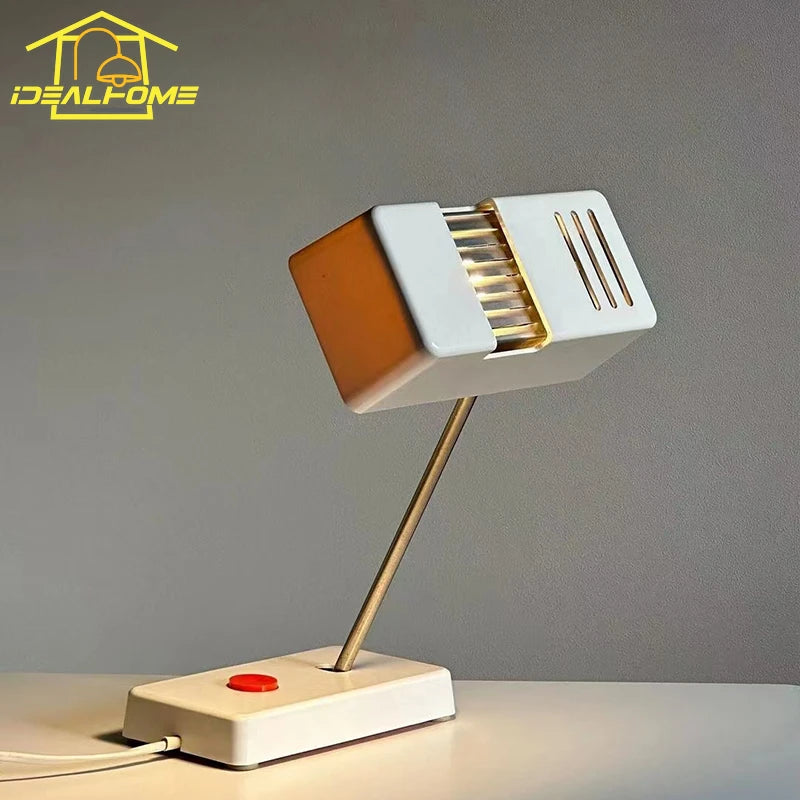 Medieval Retro Industrial Table Lamp 1960S Space Bauhaus Desk Lights LED E27 Home Decor Living Room Sofas Cafe Study Studio Bar