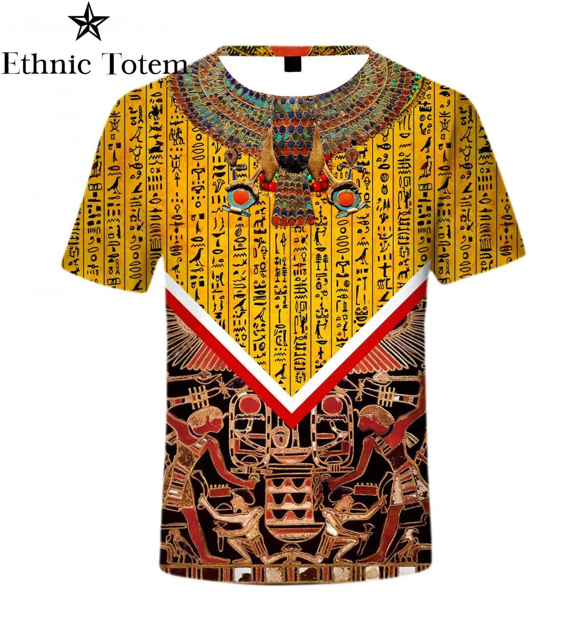 Ancient Egypt Culture Greece Anubis Summer Cosplay 3D Printed Round Neck Trendy Fashion T-Shirt Men Breathable Sports Shirt Top