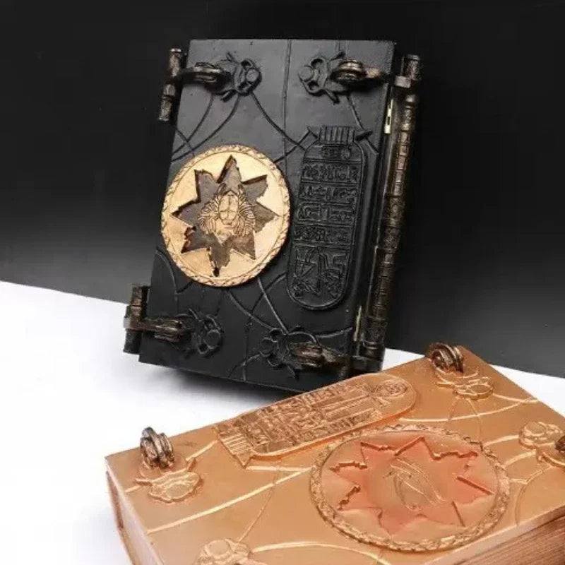 Book of The Dead Ancient Egypt Key of Hamunaptra The Halloween Easter Gift Resin Crafts Ornaments Storage Box Home Decorations