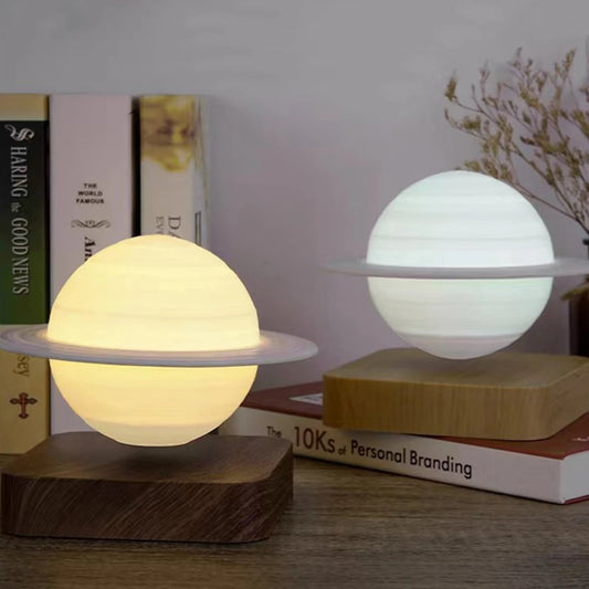 Magnetic Levitation Saturn Lamp Touch 3D Printing Magnetic Levitation Lamp Bedroom Bedside Room Atmosphere Table Friends Gift