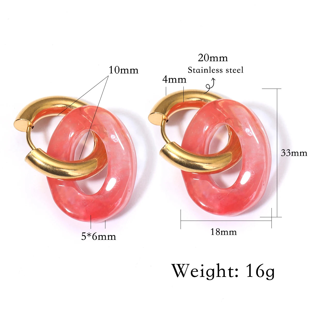 Natural Gemstone, Women's Earrings, Stainless Steel Earrings opal earrings bijoux femme  pendientes acero inoxidable