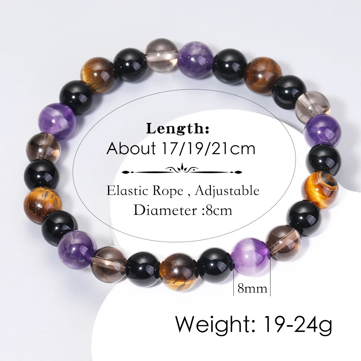 Natural Stone Bracelet For Women Men Attract Good Luck Money Protection Health Crystal Citrine Tiger's Eye Bracelet Wholesale