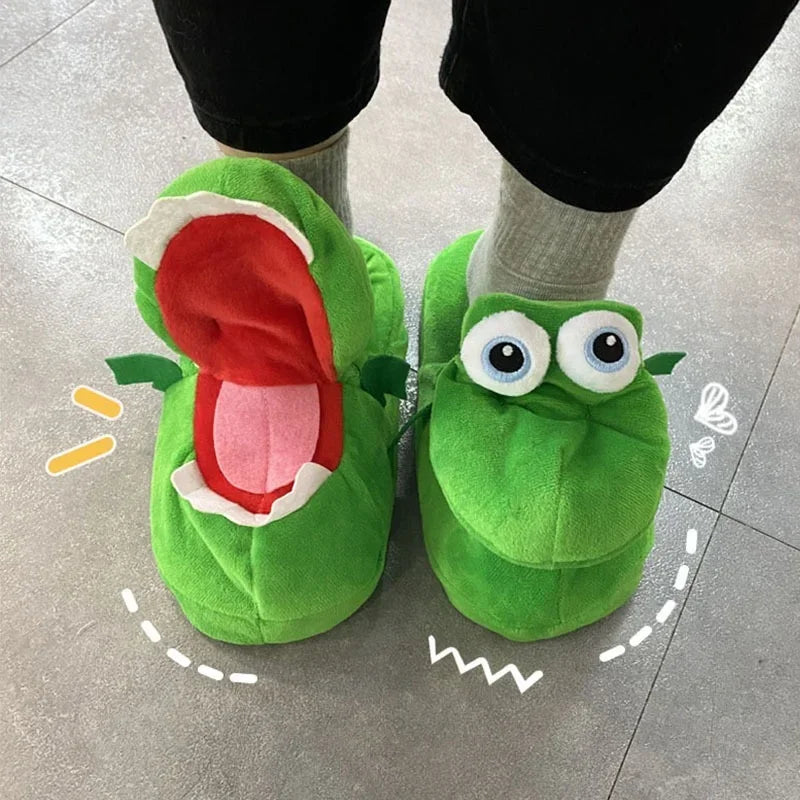 Crocodile Cotton Slippers