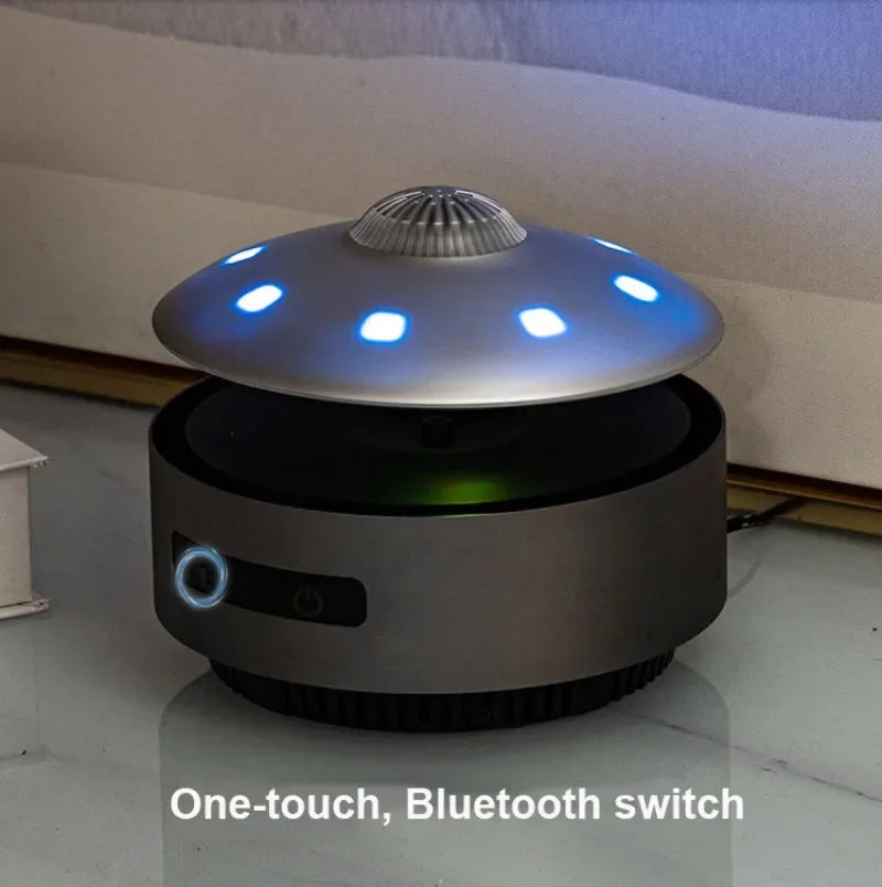 Magnetic Levitating Subwoofer Bluetooth Speaker Floating UFO Audio Auto-Lift Floating HIFI Stereo Soundbox Creative Gift