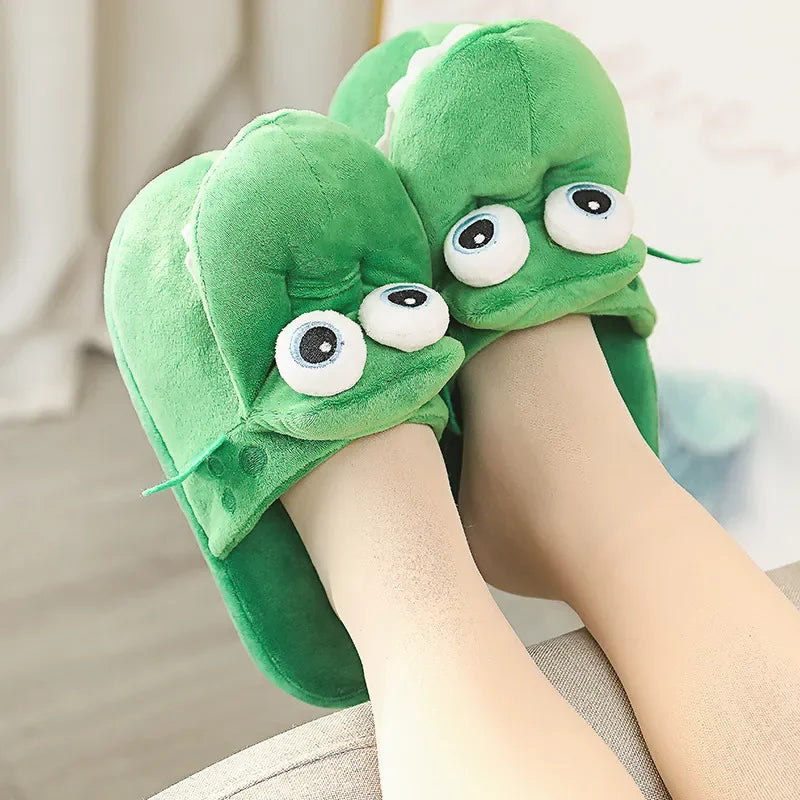 Crocodile Cotton Slippers