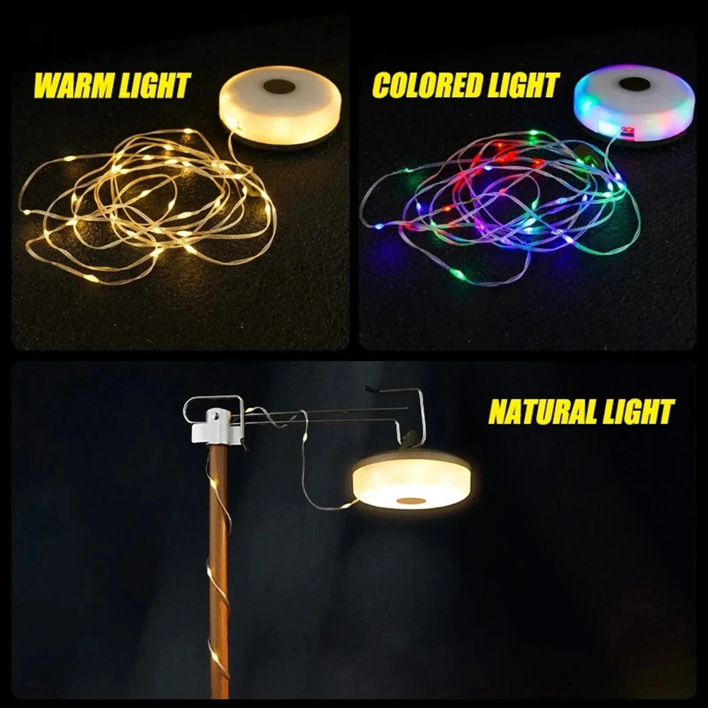 Country Western Camping String Lights