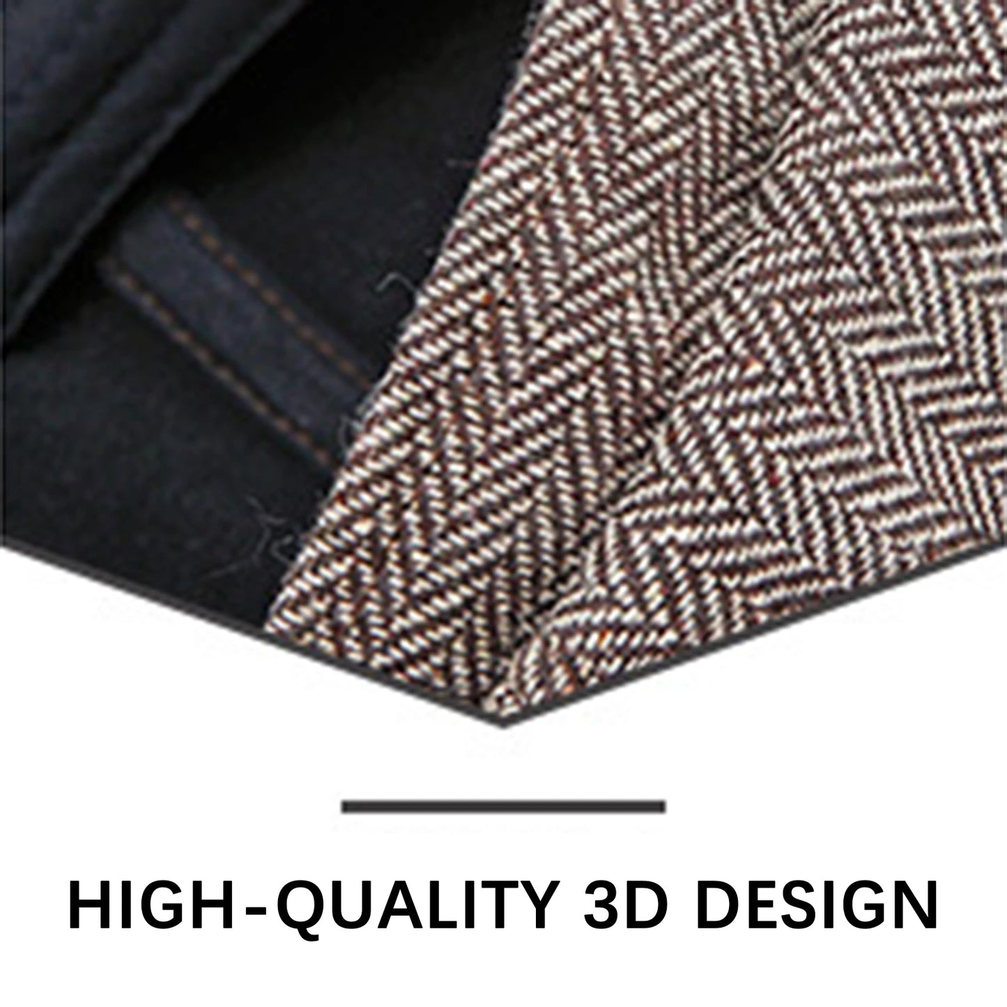 Vintage Newsboy Cap Unisex Stylish Twill Flat Hat Classic Retro British Beret Hat Wool Octagonal Hats Winter Warm Supplies