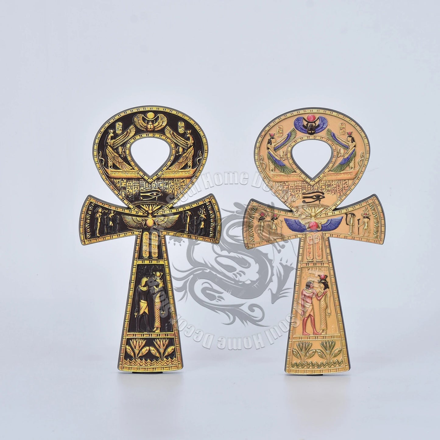 The Eye of Horus ancient Egyptian Anka amulet mysterious cross of life and eternityt Desk Decor Unique Travel Gift Collection