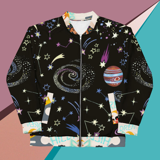 Children Of Israel Outer space Bomber Jacket