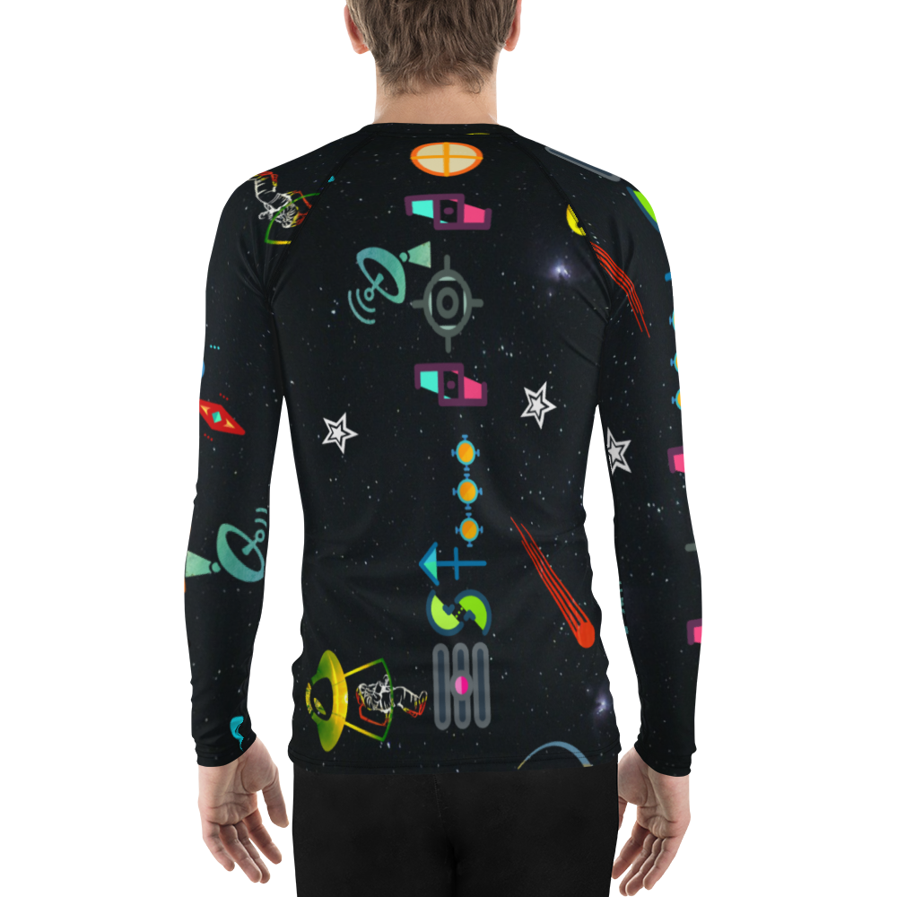 Free Your Mind Dark Sky Dimension Men's Rash Guard Set