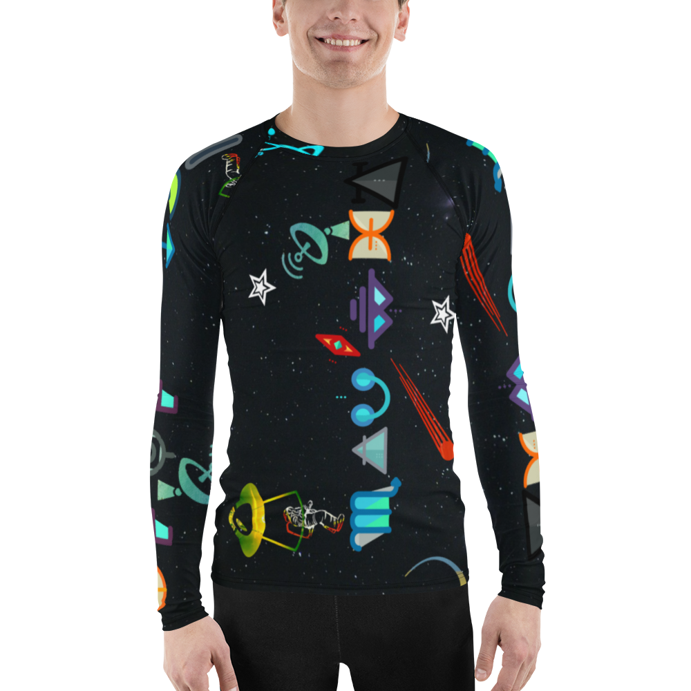 Free Your Mind Dark Sky Dimension Men's Rash Guard Set