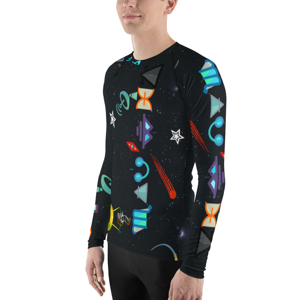 Free Your Mind Dark Sky Dimension Men's Rash Guard Set