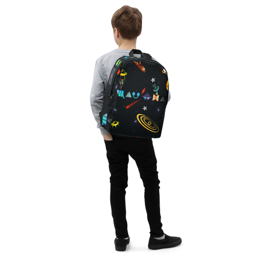 Free Your Mind Dark Sky Dimension Minimalist Backpack