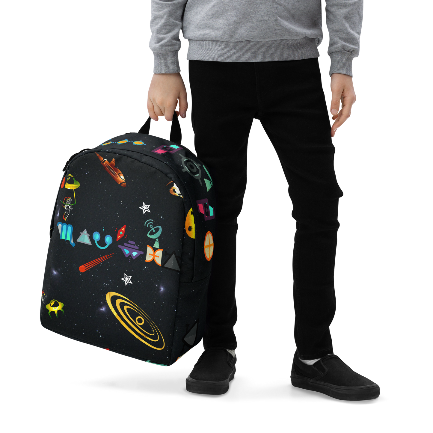 Free Your Mind Dark Sky Dimension Minimalist Backpack