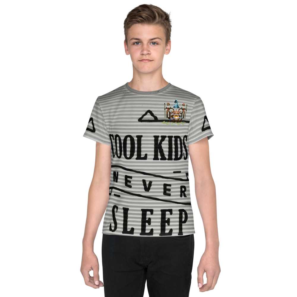 Cool Kids Never Sleep Youth T-shirt