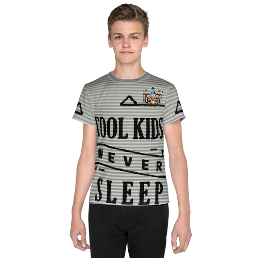 Cool Kids Never Sleep Youth T-shirt